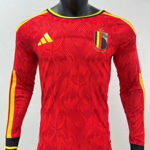Belgium 2026 FIFA World Cup Home Player Long Sleeve Shirt
