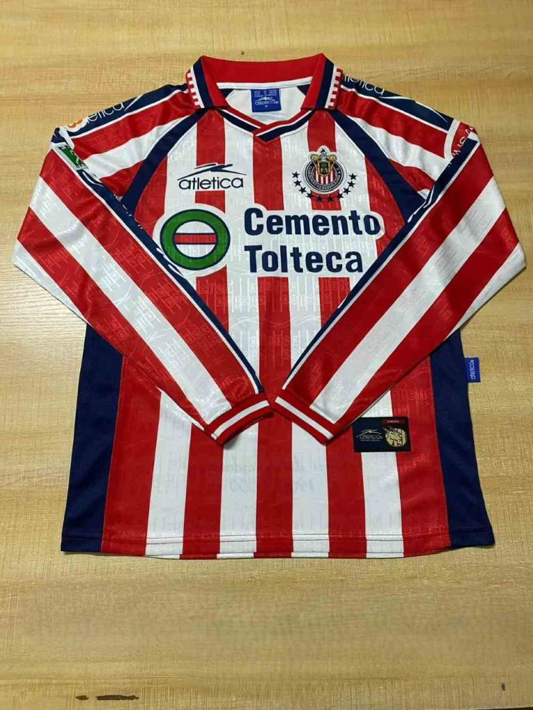 Chivas Guadalajara 1999-00 Camiseta local de manga larga