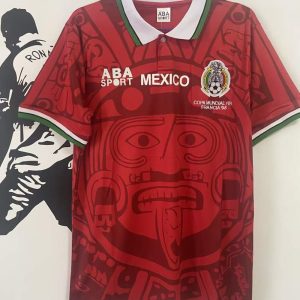 Mexico 1998 FIFA World Cup ABA Sport Home Shirt