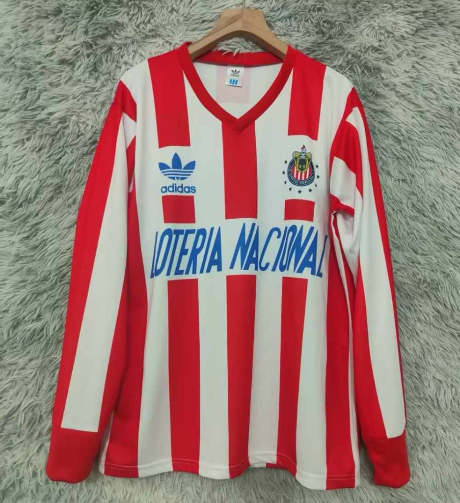 Chivas Guadalajara 1991-92 Camiseta local de manga larga