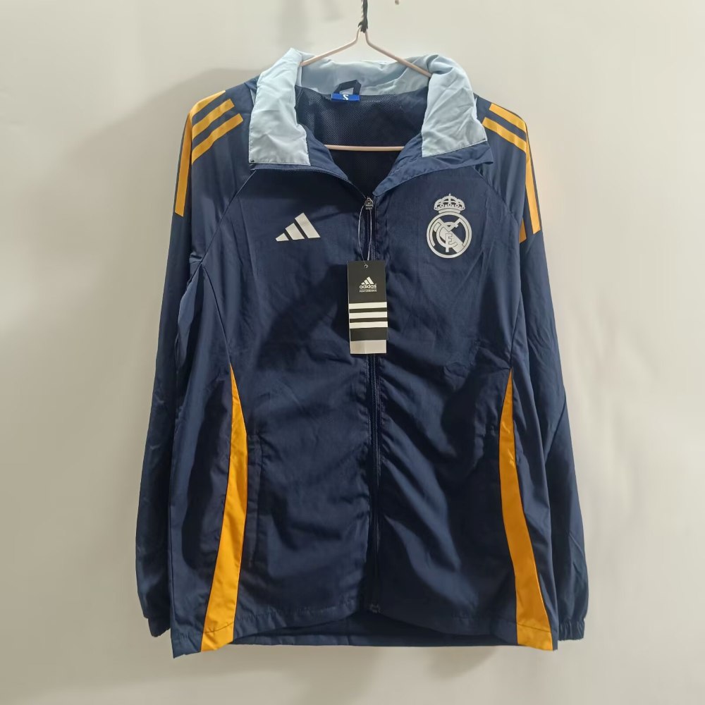 Real Madrid 2025 Cortavientos with Hat
