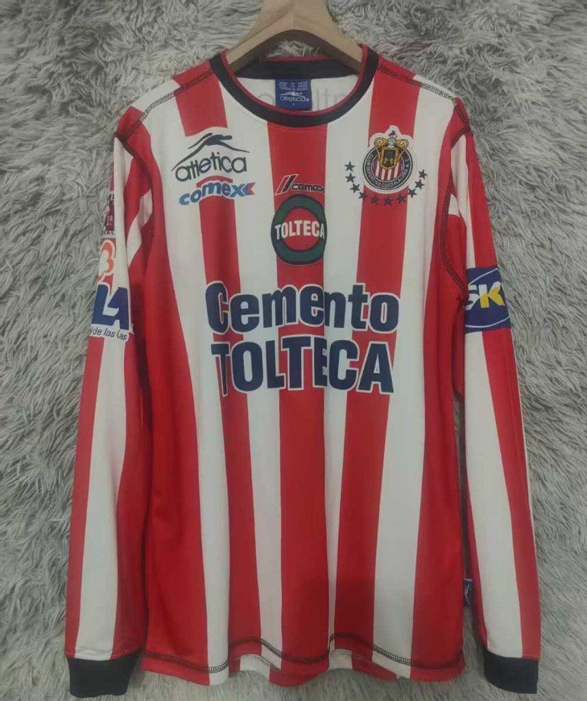 Chivas Guadalajara 2002-03 Camiseta local de manga larga