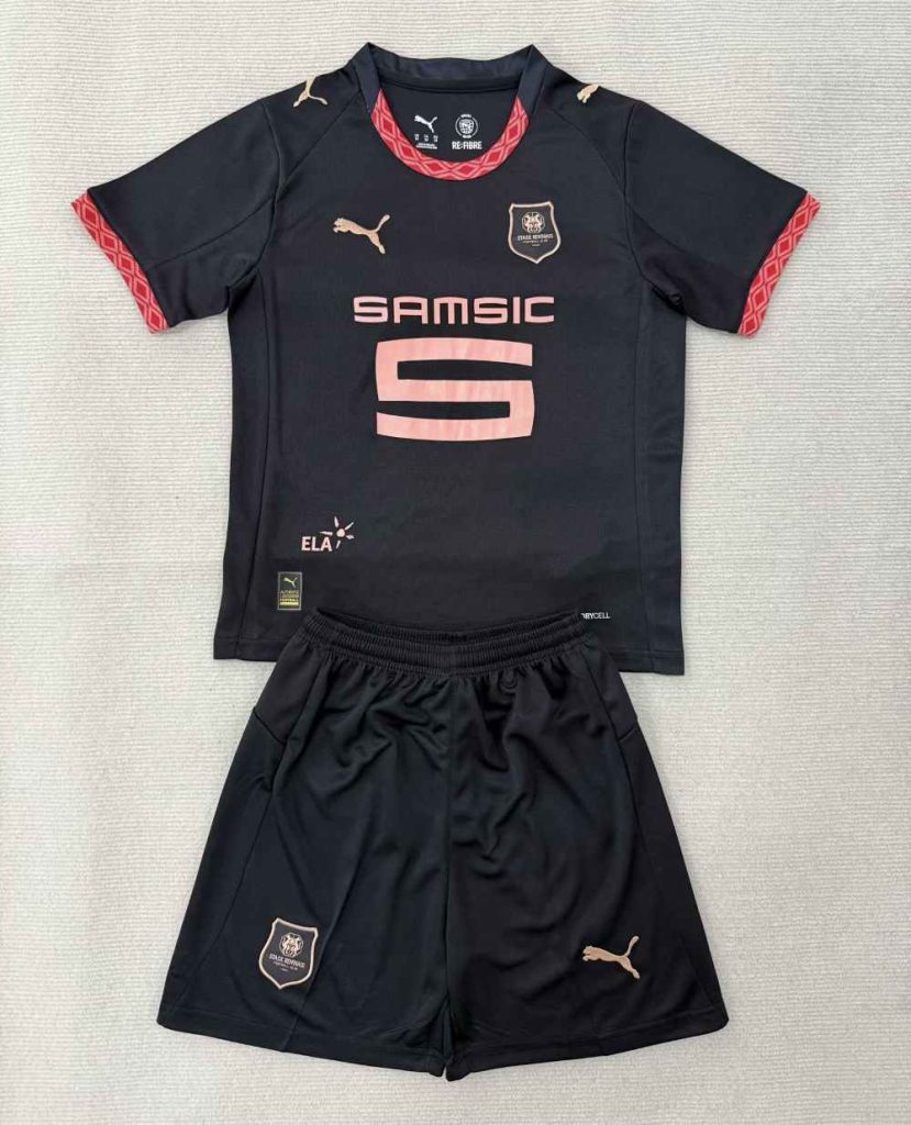 Kids Stade Rennais 2025-26 Away Kit