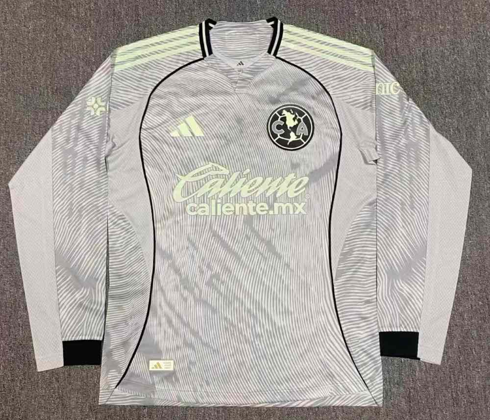 Club América 2025-26 Tercera camiseta versión jugador de manga larga