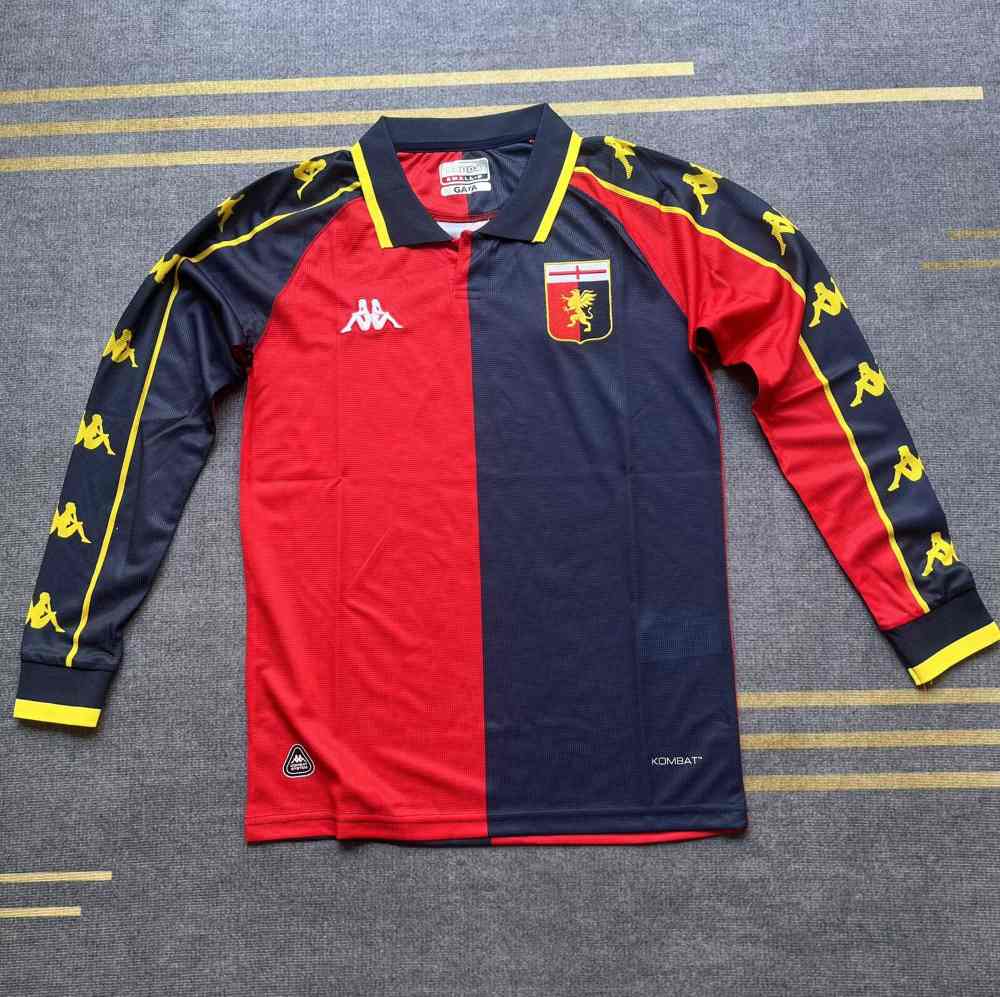 Genoa 2025-26 Camiseta local de manga larga