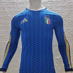 Italy 2026 Home Player Long Sleeve Shirt