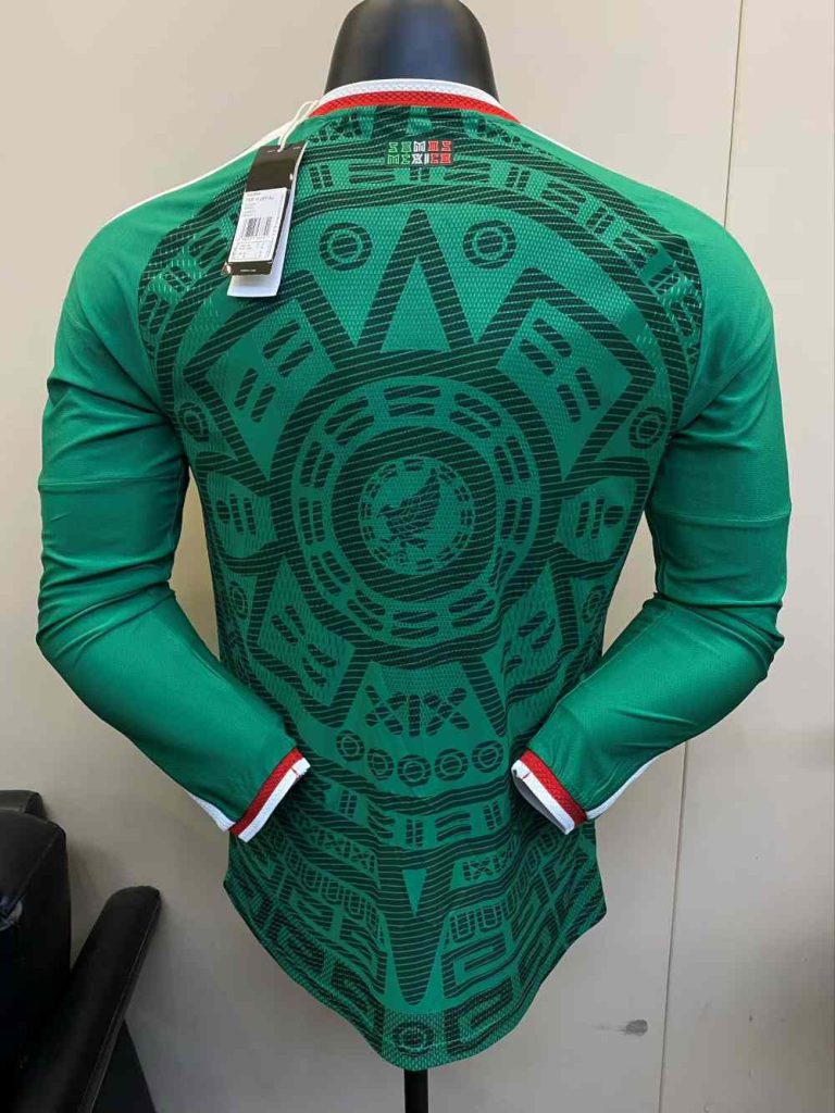 México 2026 Copa Mundial de la FIFA Camiseta local versión jugador de manga larga