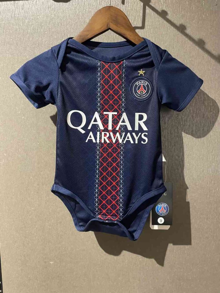 Baby  Paris Saint-Germain 2025-26 Romper Jersey