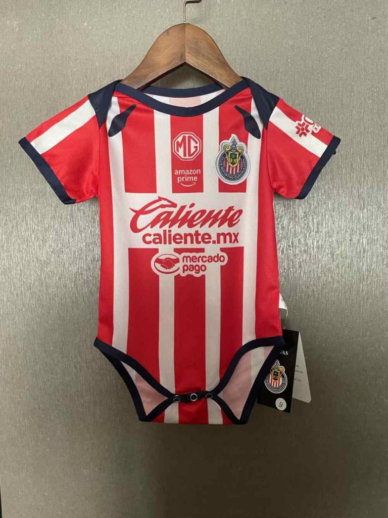 Bebé Chivas Guadalajara 2025-26 Body de fútbol