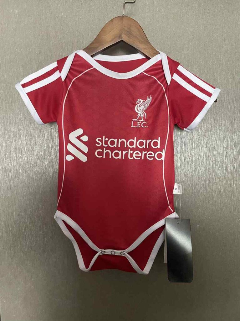Bebé Liverpool 2025-26 Body de fútbol