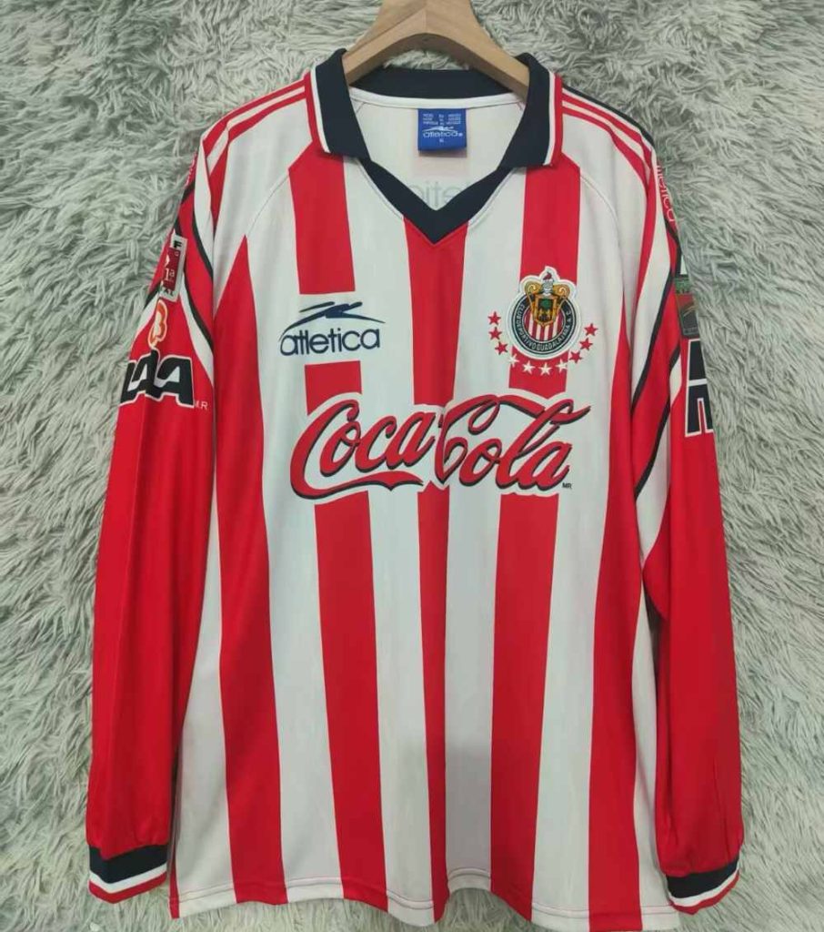 Chivas Guadalajara 1998-99 Camiseta local de manga larga