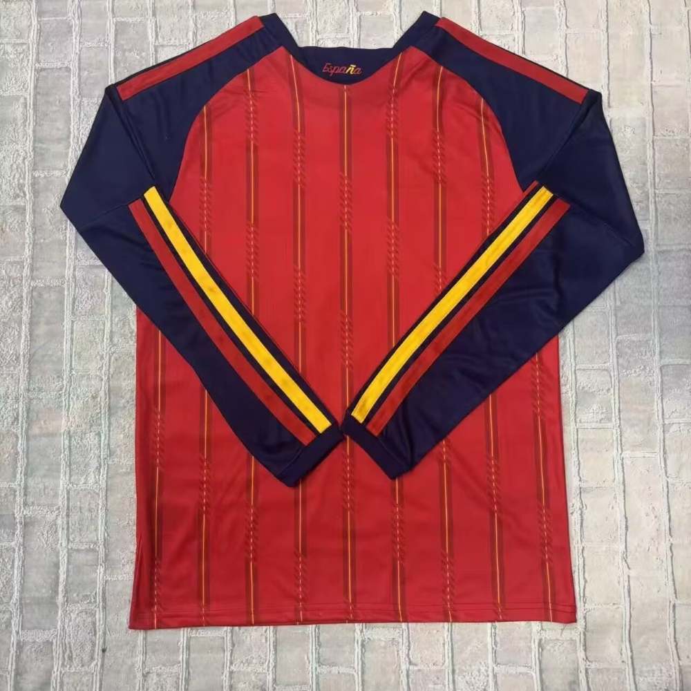 España 2026 Copa Mundial de la FIFA Camiseta local de manga larga