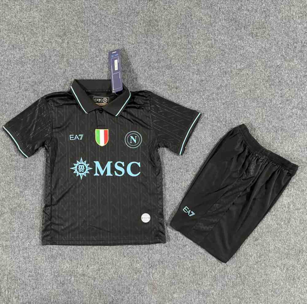 Niños Napoli 2025-26 Tercera Kit
