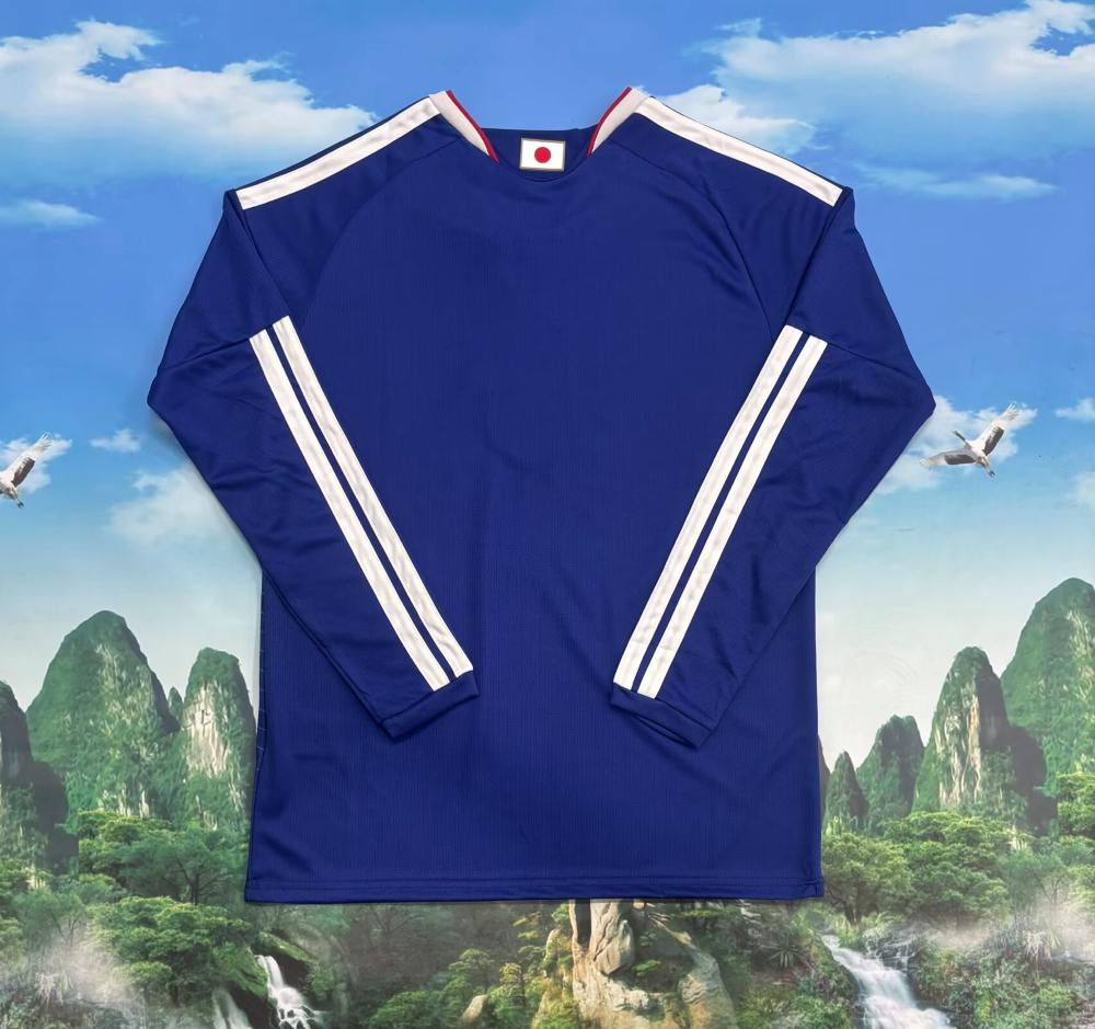 Japón 2026 Copa Mundial de la FIFA Camiseta local de manga larga