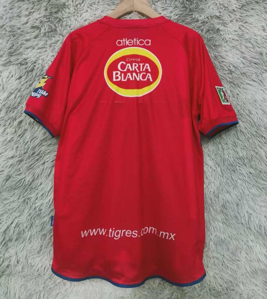 Tigres UANL 2001-02 Camiseta visitante