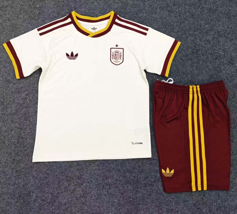 Niños España 2026 Copa Mundial de la FIFA Visitante Kit