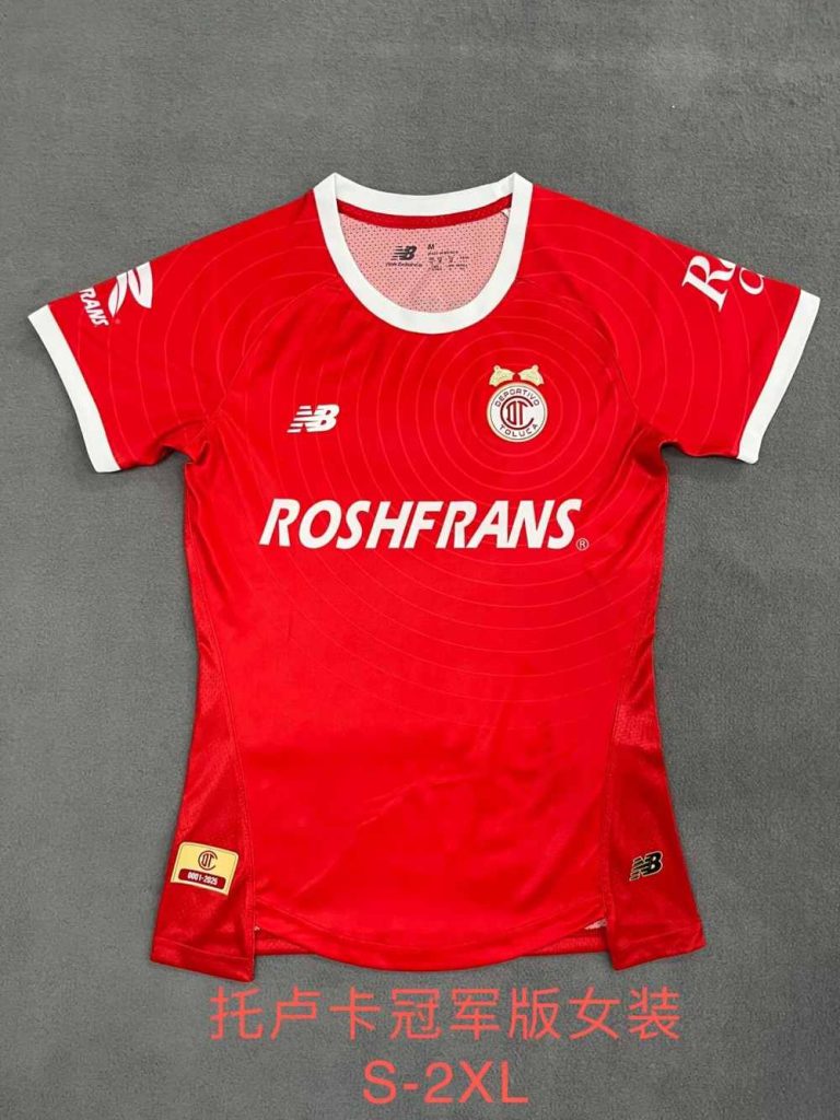 Women Toluca 2025-26 Champion Version Shirt