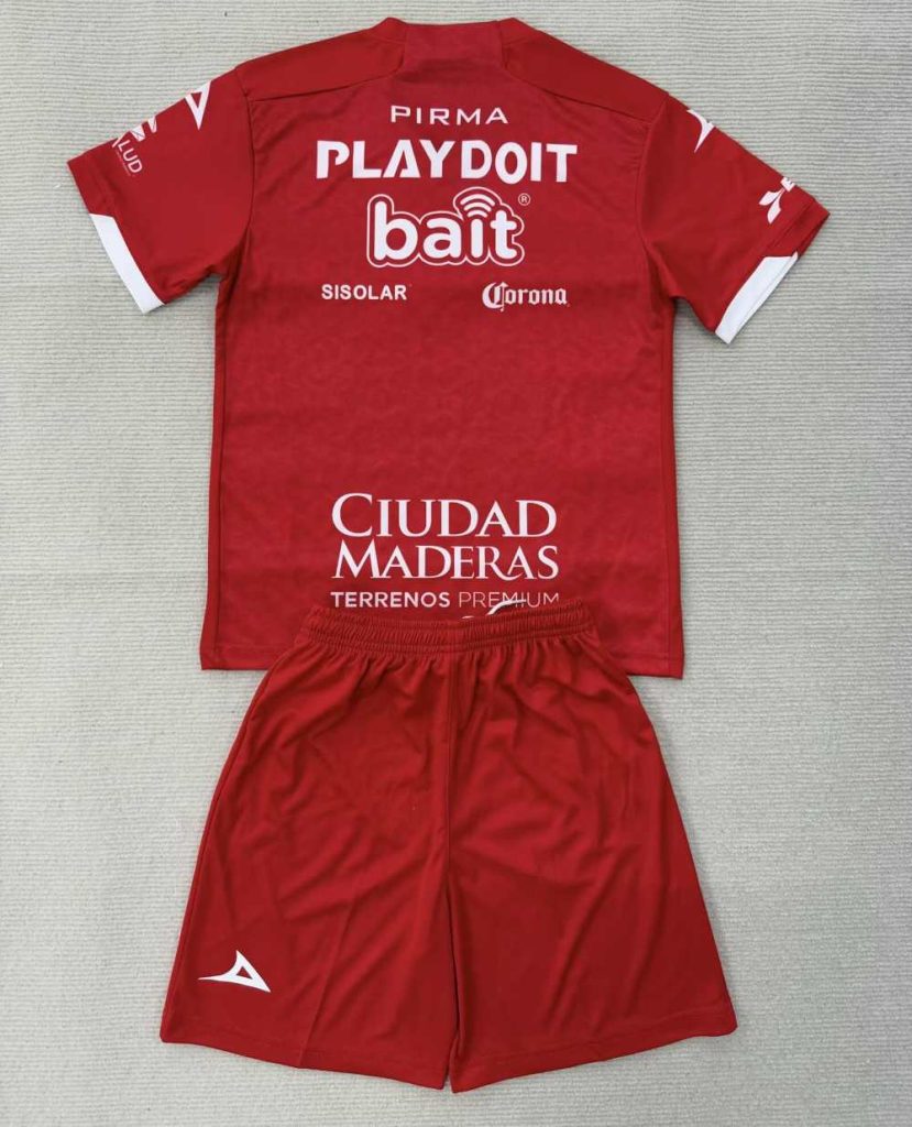 Niños Necaxa 2025-26 Visitante Kit