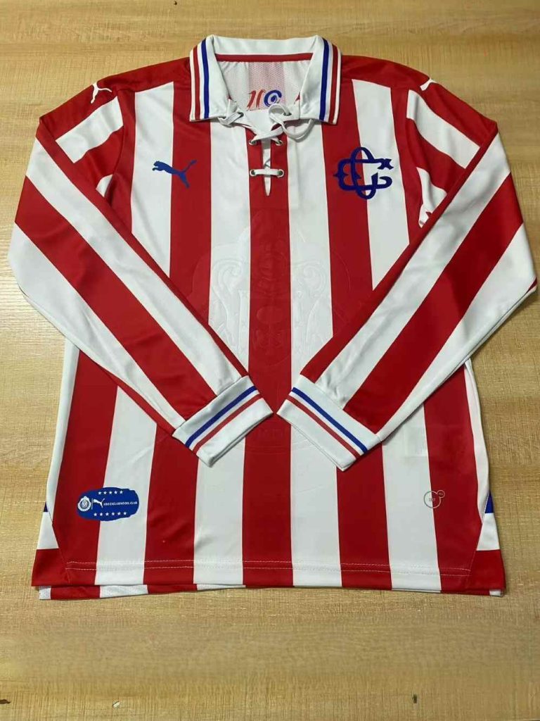 Chivas Guadalajara 110th Aniversario Camiseta local de manga larga