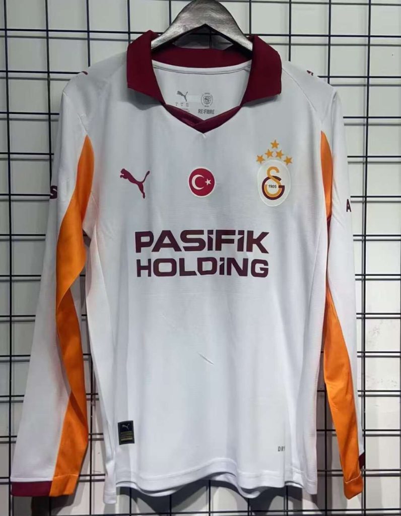 Galatasaray 2025-26 Camiseta visitante de manga larga