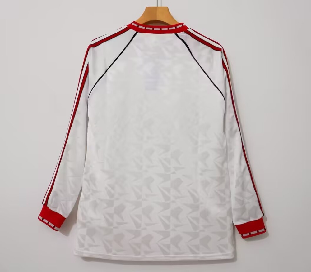 Manchester United 1990-91 Camiseta local de manga larga