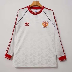 Manchester United 1990-91 Home Long Sleeve Shirt