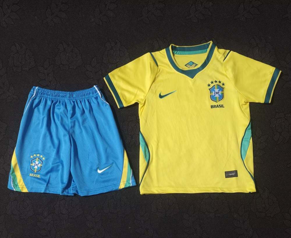 Niños Brasil 2026 Copa Mundial de la FIFA Local Kit