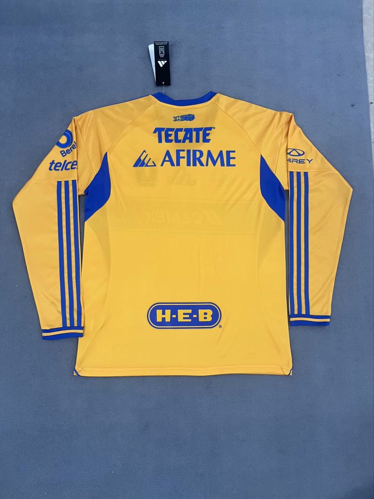 Tigres UANL 2025-26 Camiseta local de manga larga