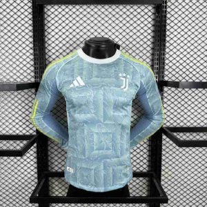 Juventus 2025-26 Away Player Long Sleeve Shirt