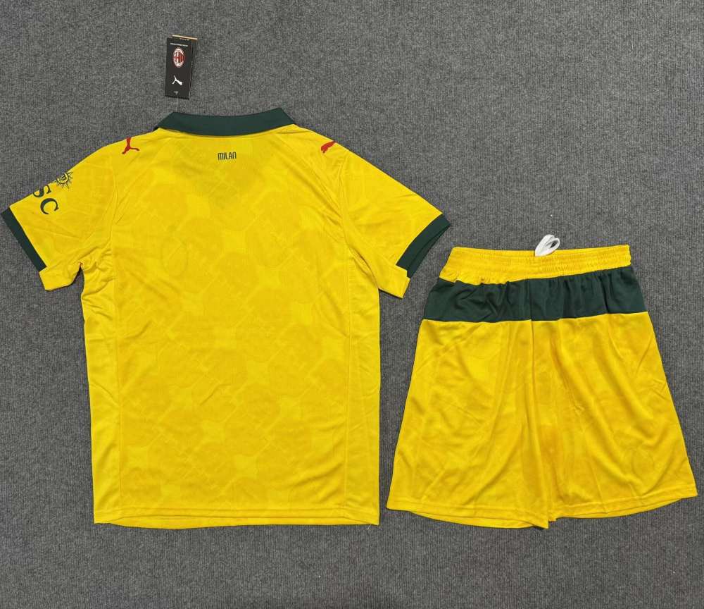 Niños AC Milan 2025-26 Tercera Kit