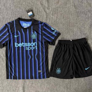 Kids Inter Milan 2025-26 Home Kit