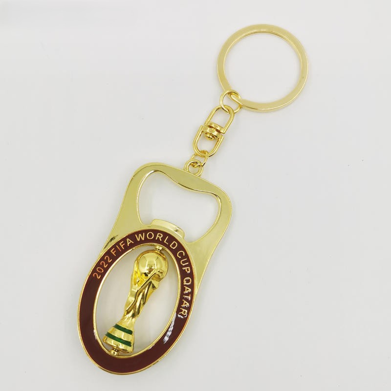 2022 FIFA World Cup Trophy Bottle Opener Keychain