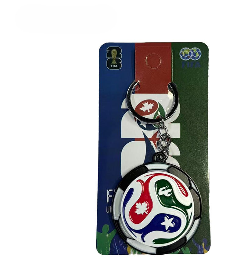 2026 FIFA World Cup USA-Canada-Mexico Spinner Ring Keychain
