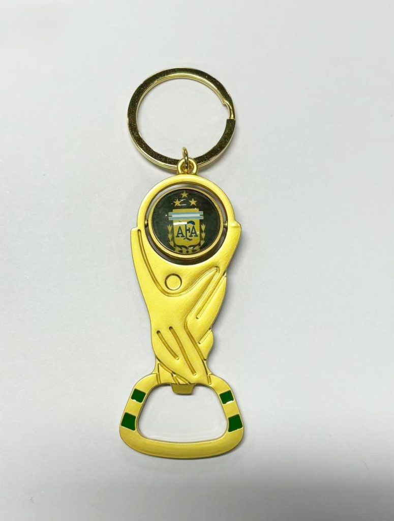 Argentina 2026 FIFA World Cup Trophy Bottle Opener Keychain
