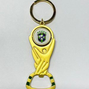 Brazil 2026 FIFA World Cup Trophy Bottle Opener Keychain