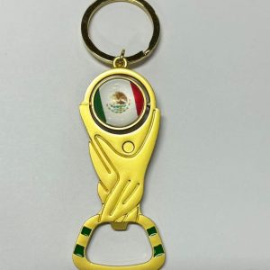 Mexico 2026 FIFA World Cup Trophy Bottle Opener Keychain