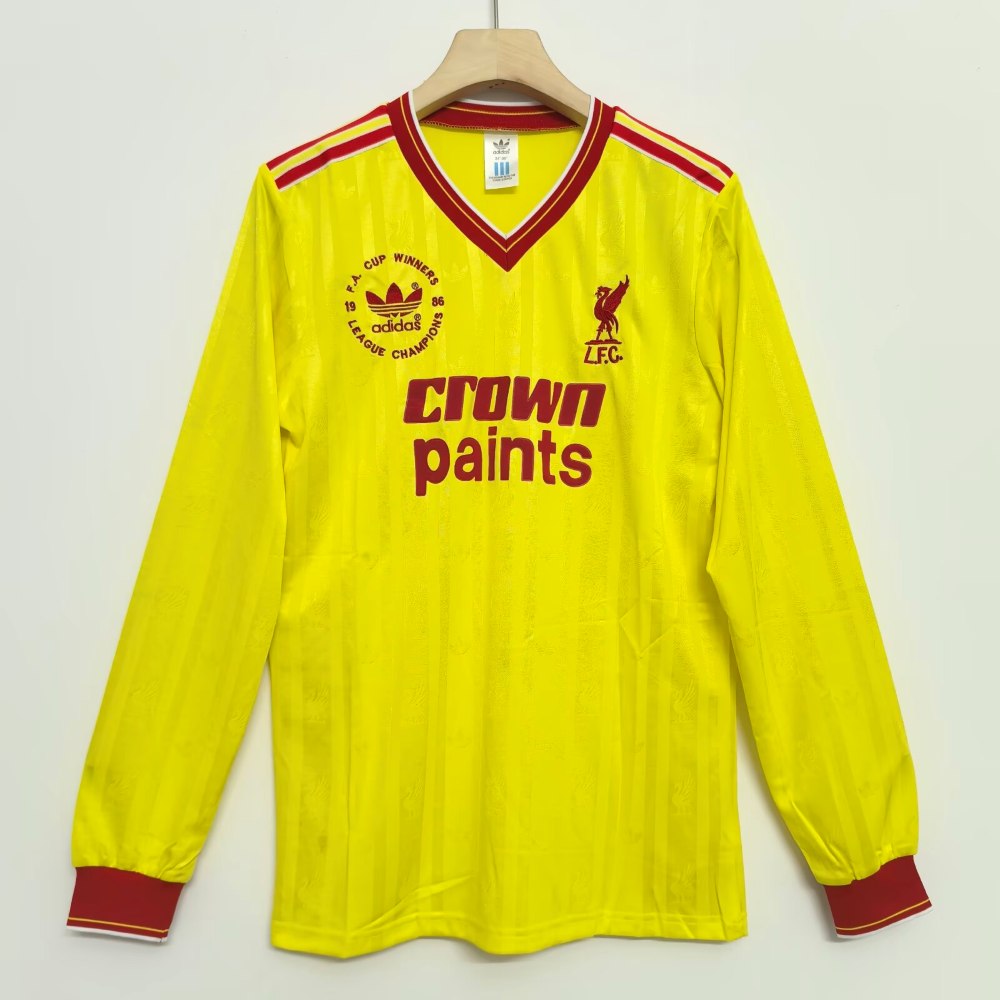 Liverpool 1985-86 Camiseta visitante de manga larga