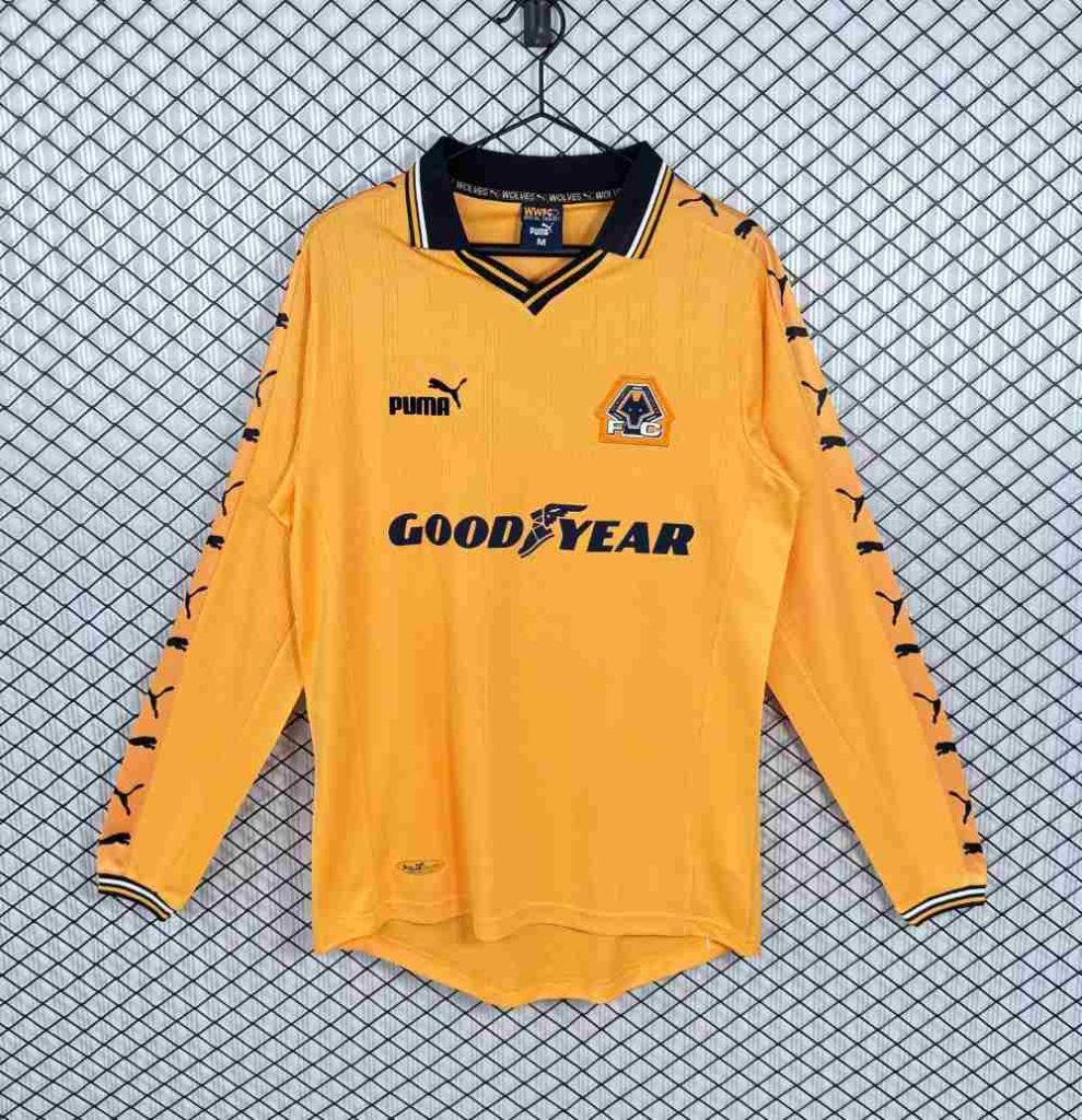 Wolverhampton 1998-99 Camiseta local de manga larga Shirt
