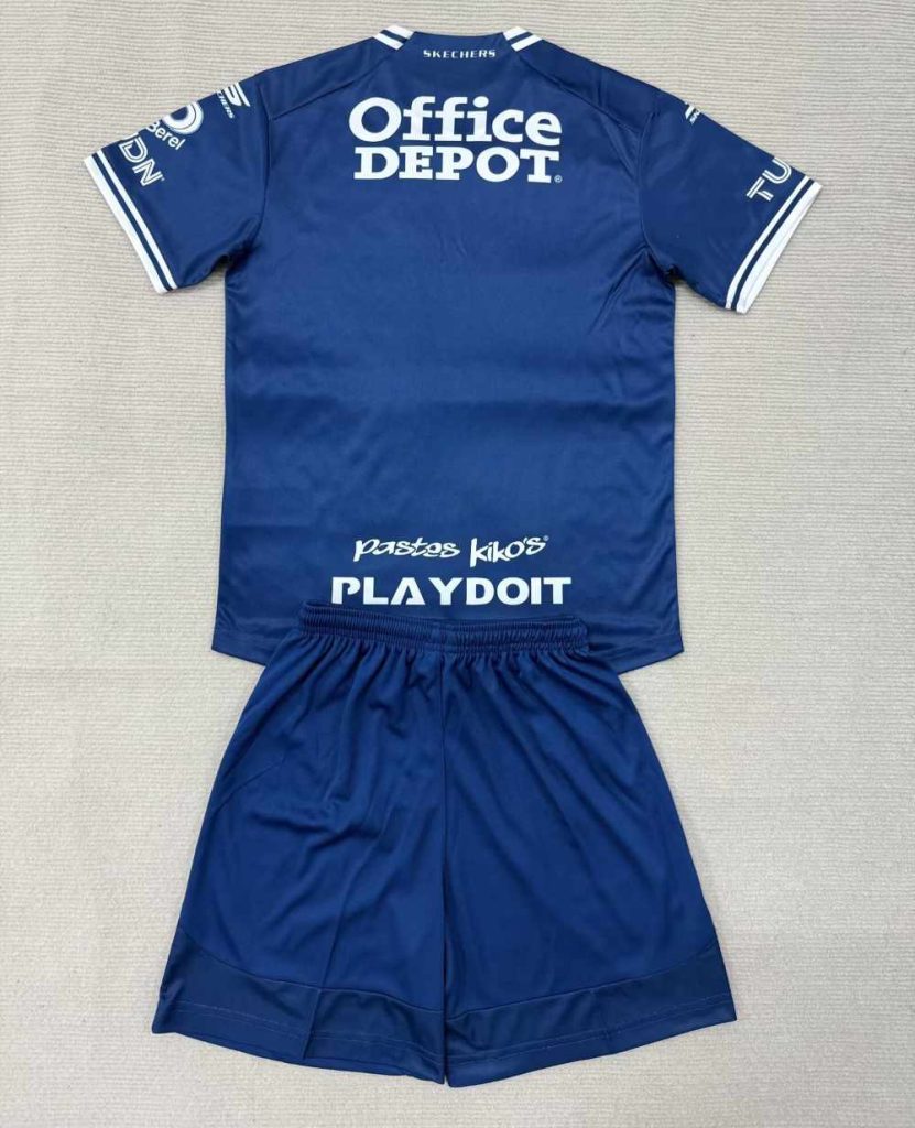 Niños Pachuca 2025 Visitante Kit