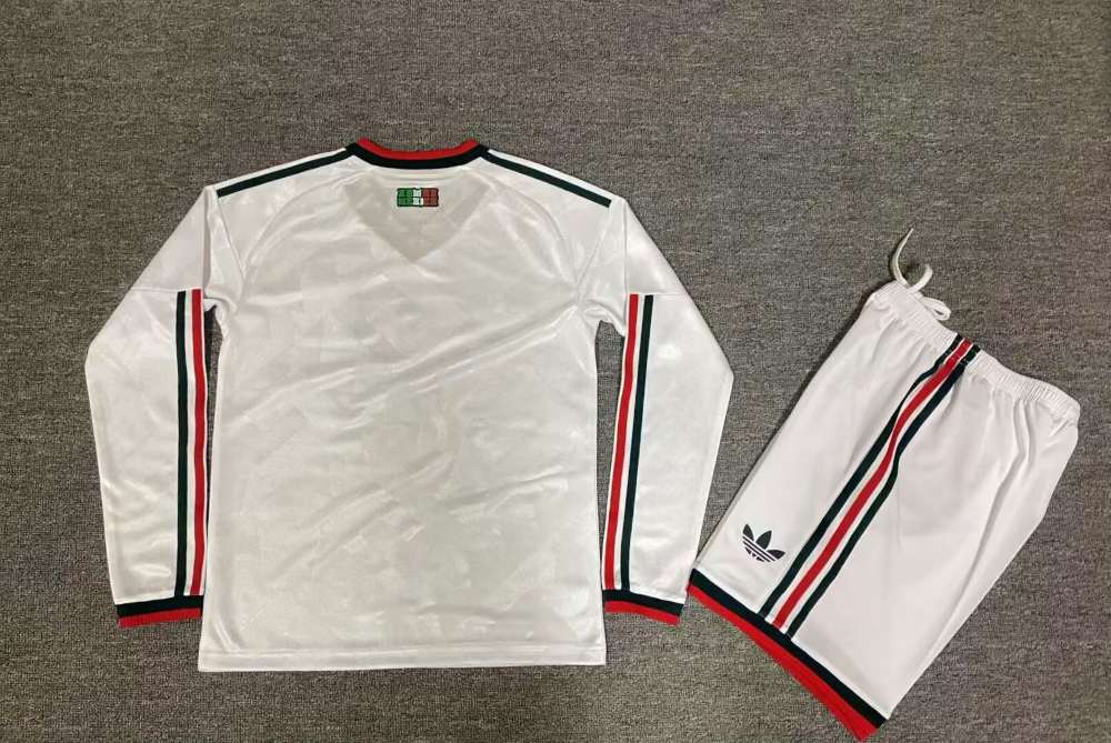Niños México 2026 Copa Mundial de la FIFA Visitante Long Sleeve Kit