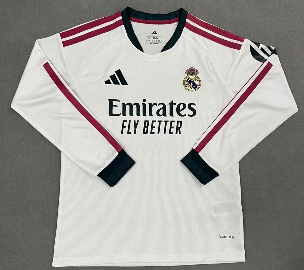 Real Madrid 2026-27 Home Long Sleeve Shirt