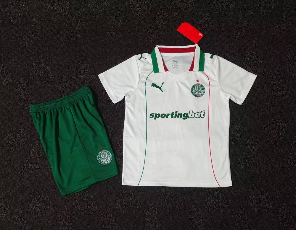 Niños Palmeiras 2026-27 Visitante Kit