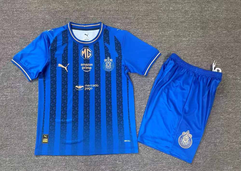 Niños Chivas Guadalajara 2025-26 Tercera Kit