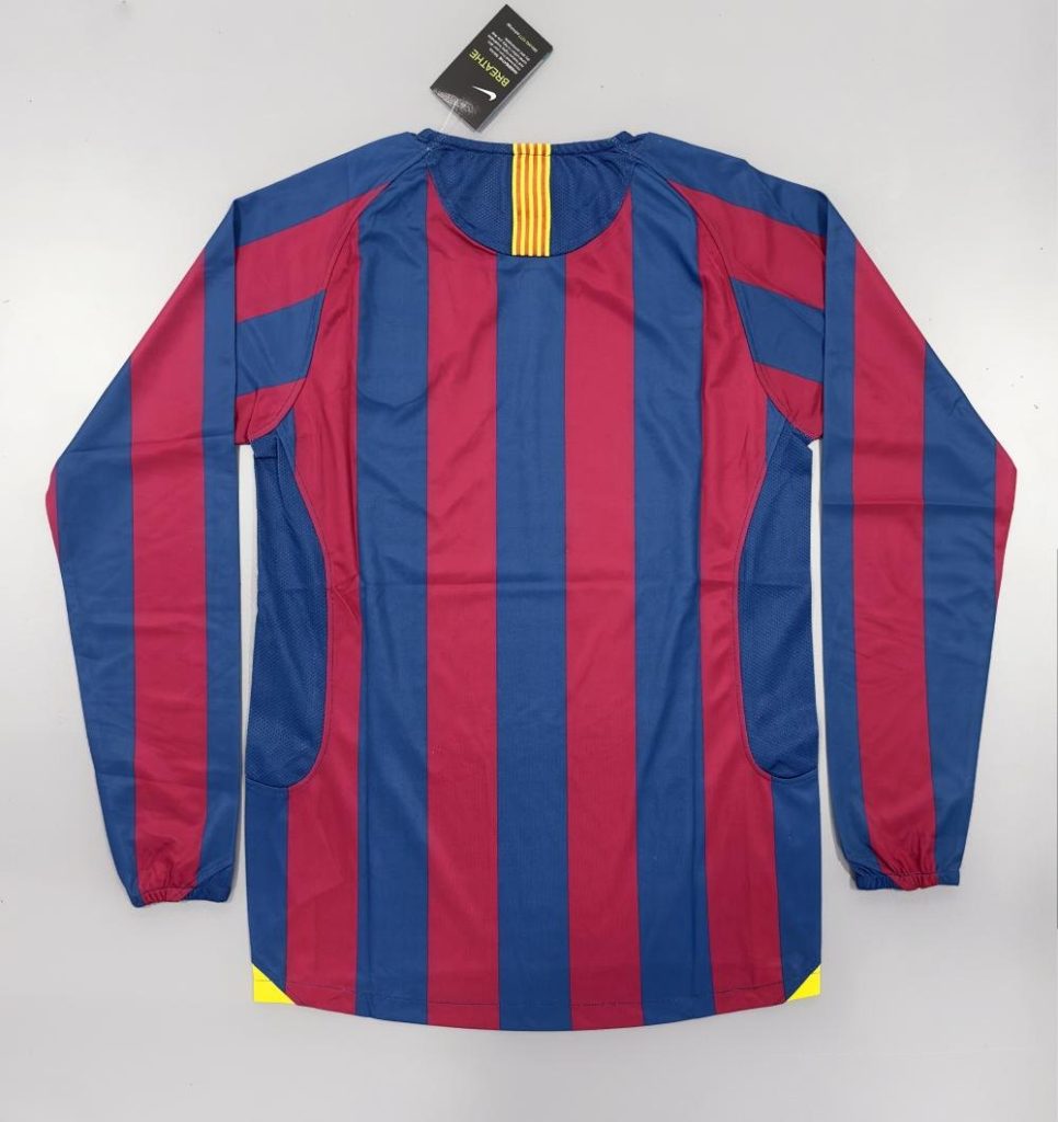 Barcelona 2005-06 Camiseta local de manga larga