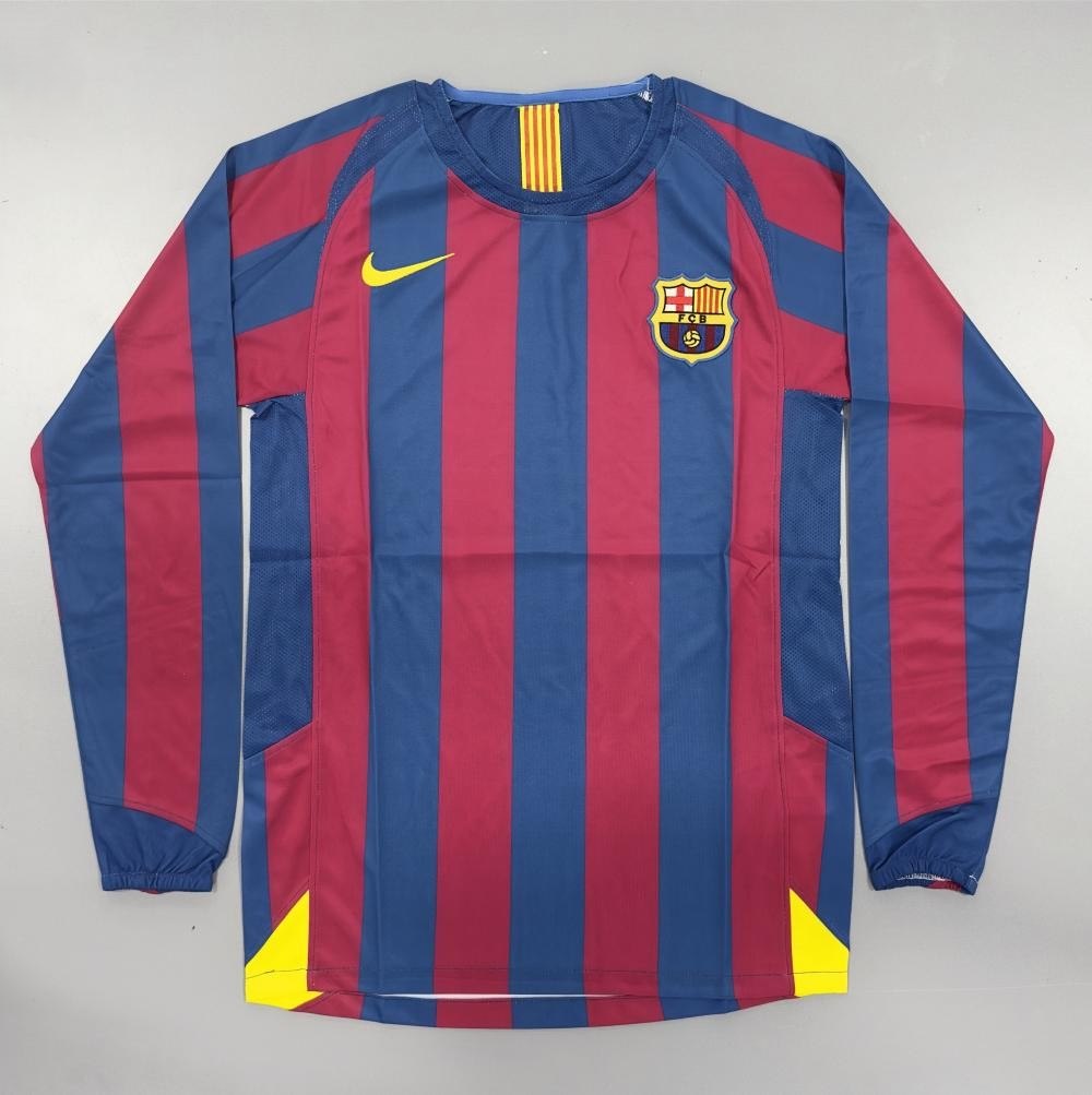Barcelona 2005-06 Camiseta local de manga larga