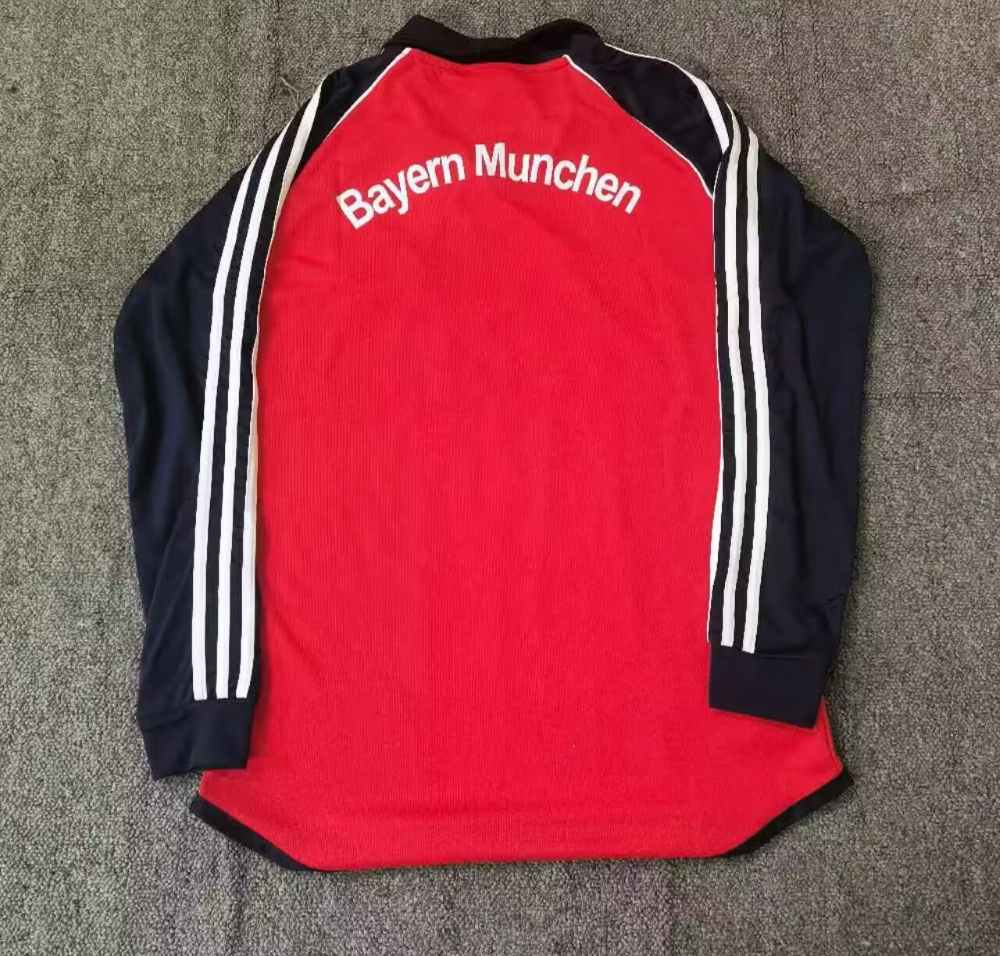 Bayern Munich 2001 Home Long Sleeve Shirt