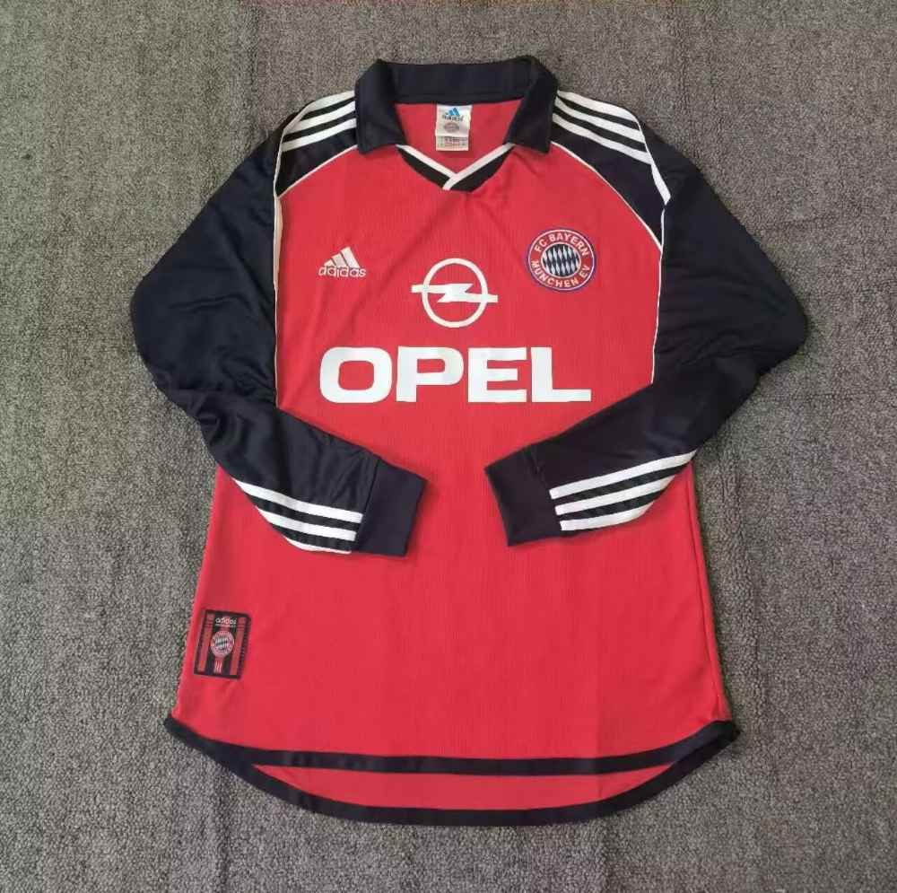 Bayern Munich 2001 Home Long Sleeve Shirt