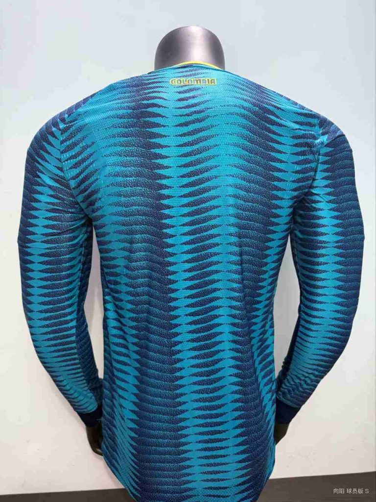 Colombia 2026 Copa Mundial de la FIFA Camiseta visitante versión jugador de manga larga