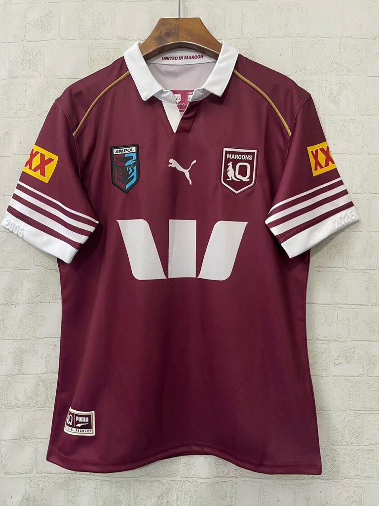 Queensland Maroons 2026 Home Rugby Shirt