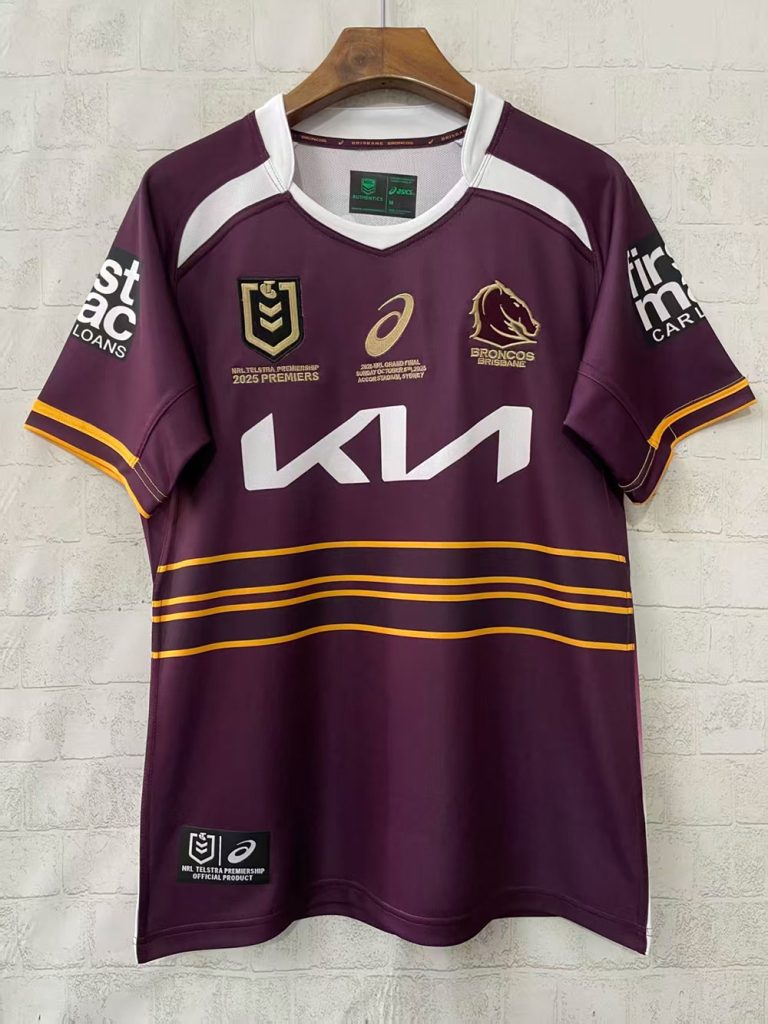 Brisbane Broncos 2025 Campeón Edición Rugby Shirt